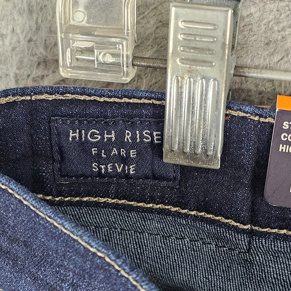 Lucky Brand Stevie Flare Jeans Women's 12/31 Denim 2-Way Stretch Boho‎ High Rise - Picture 8 of 11